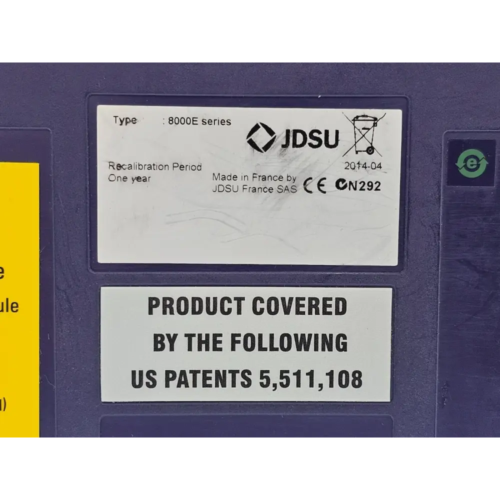 OSA-500RS module optical port connector and front panel detail close-up