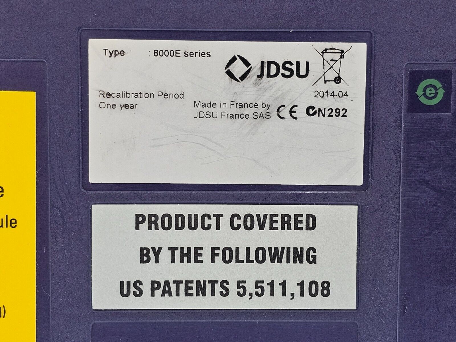 Viavi JDSU MTS 8000e V2 with OSA-500RS 2281/91.57 Optical DWDM Analyzer OSA PC