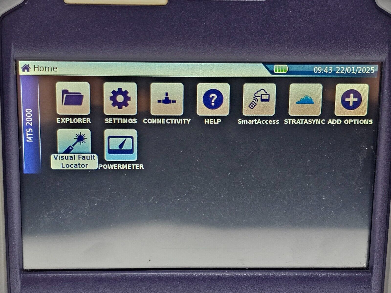 Viavi JDSU MTS T-BERD 2000 Test Platform Modular Mainframe Power Meter + VFL