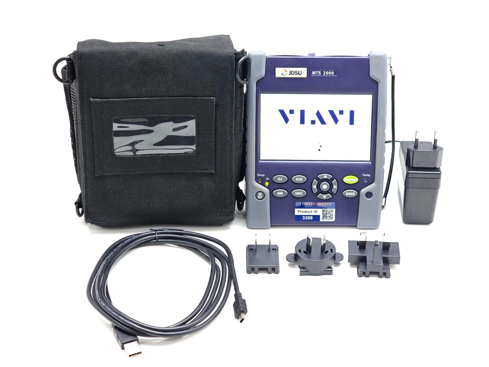 Viavi JDSU MTS T-BERD 2000 Test Platform Modular Mainframe Power Meter + VFL