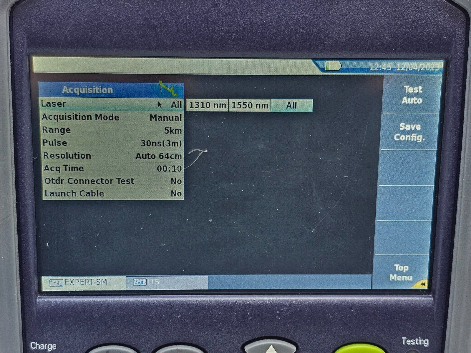 Viavi JDSU MTS T-BERD 2000 with PM / VFL & 4126 MA2 SM OTDR Module 1310/1550 nm