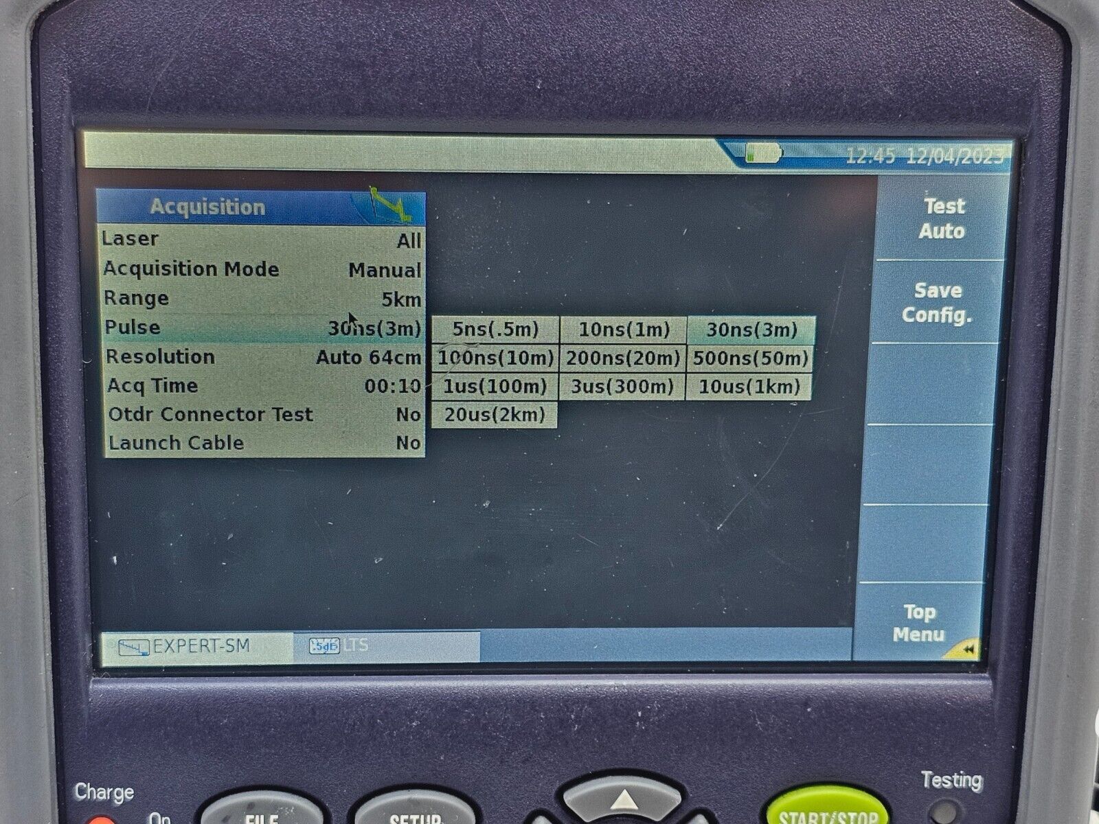 Viavi JDSU MTS T-BERD 2000 with PM / VFL & 4126 MA2 SM OTDR Module 1310/1550 nm