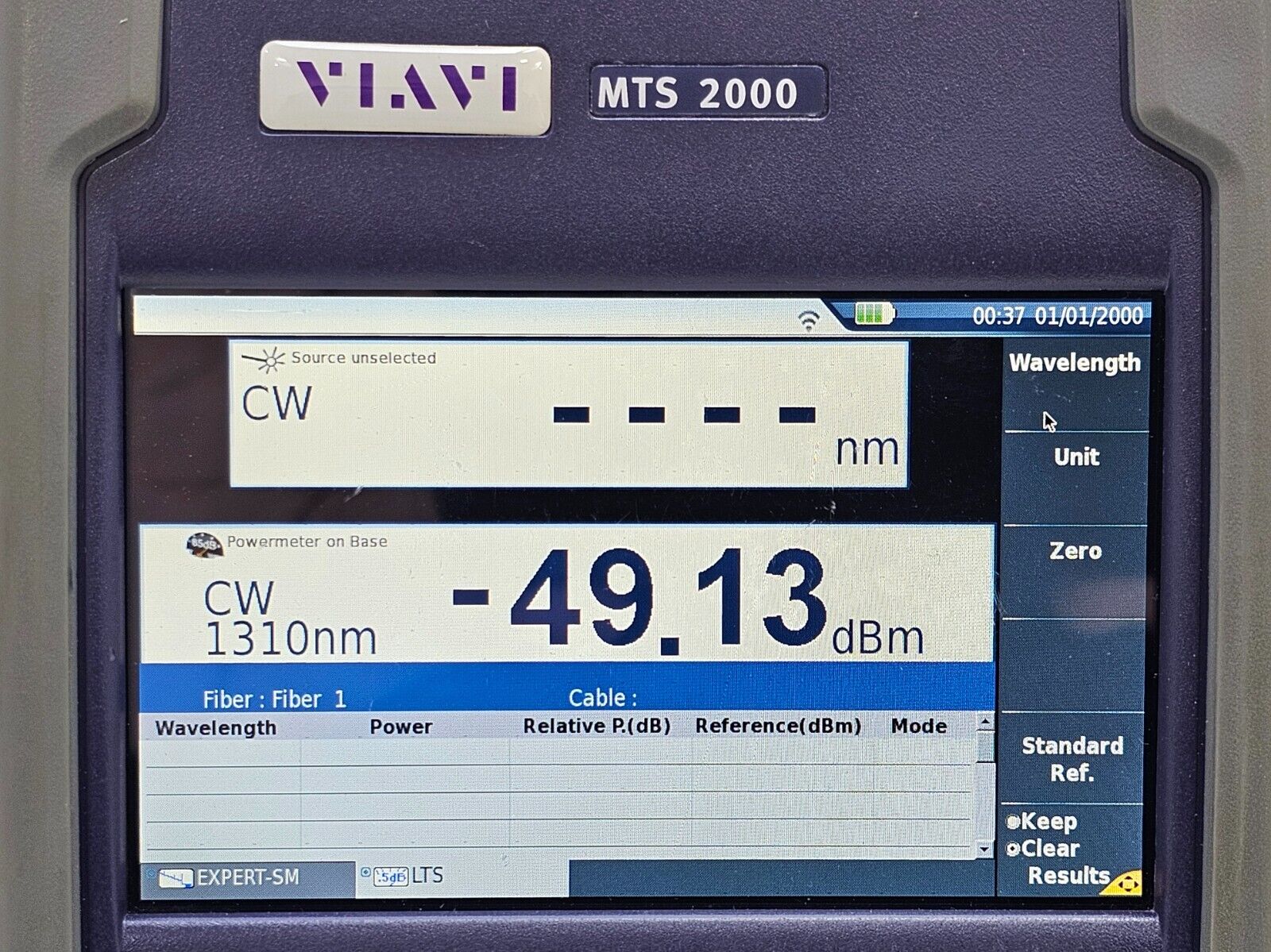Viavi JDSU MTS/T-BERD 2000 with PM / VFL & 4126 MA2 SM OTDR Module 1310/1550 nm