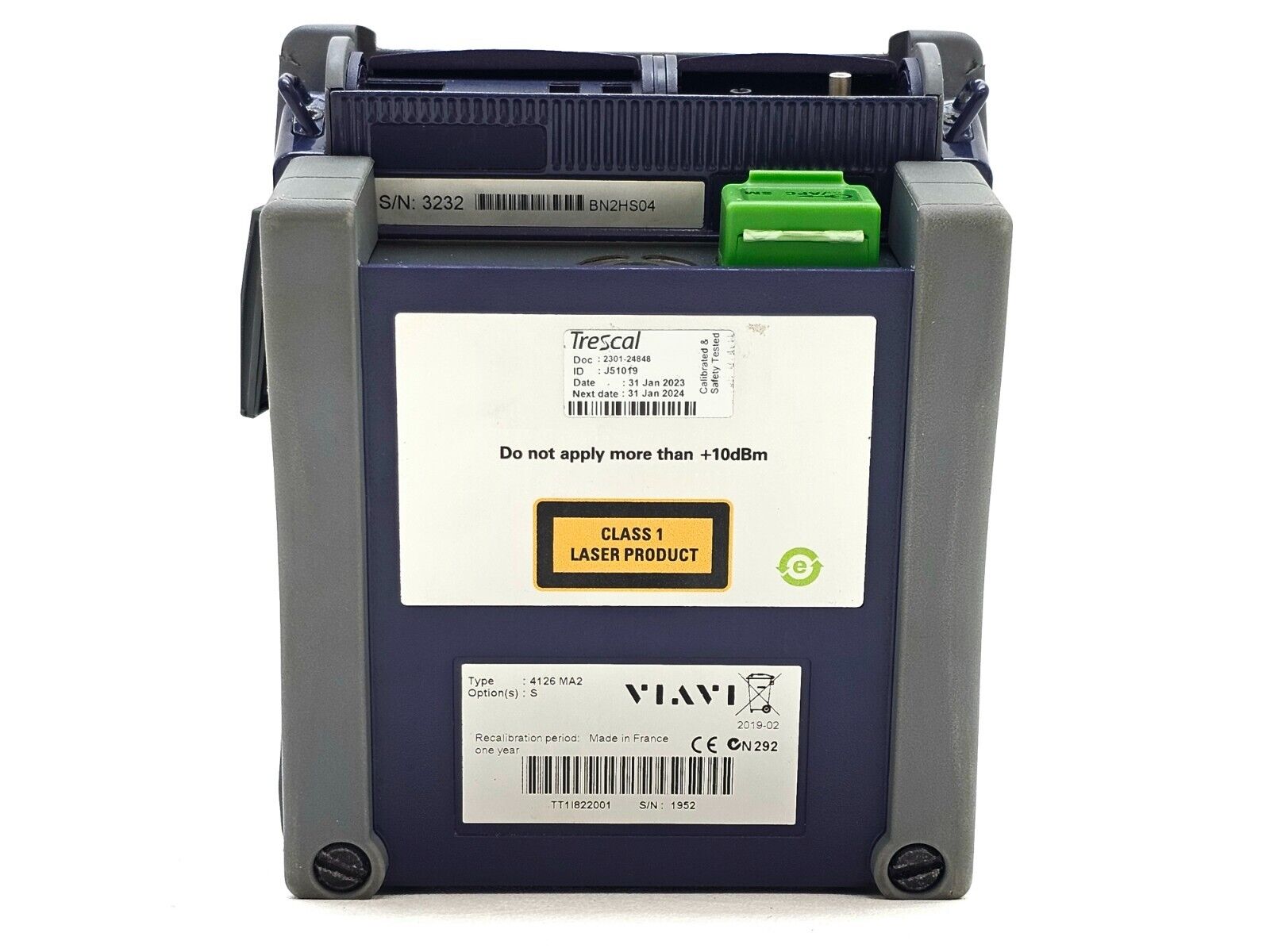 Viavi JDSU MTS T-BERD 2000 with PM / VFL & 4126 MA2 SM OTDR Module 1310/1550 nm