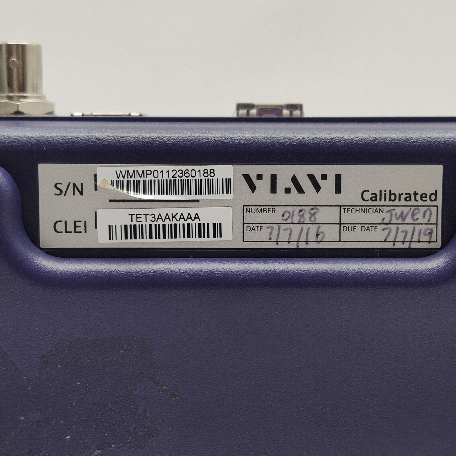 Viavi JDSU MTS T-BERD 5800 V2 w/ 5811P Ethernet Tester 1GigE Optical Electrical