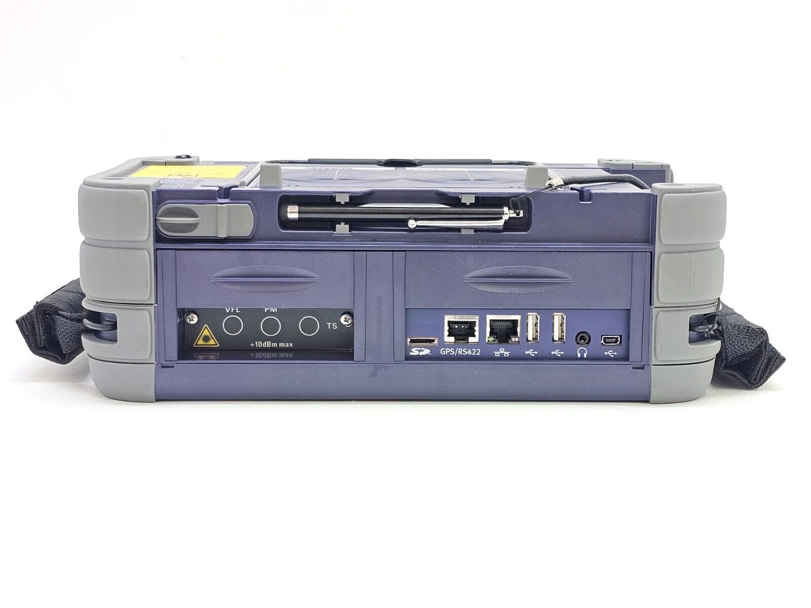 Close-up of Viavi MTS 6000A V2 front panel controls and display interface