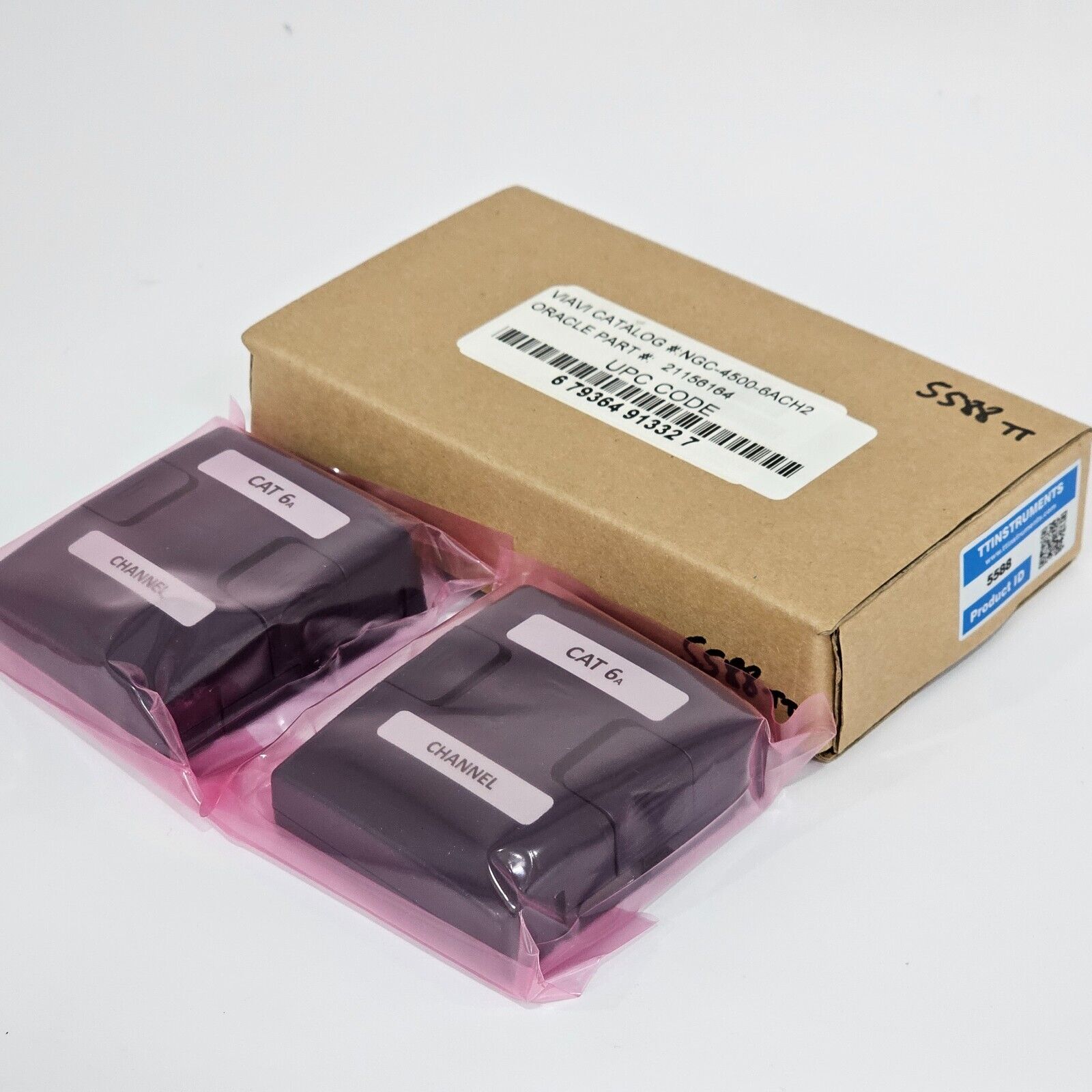 Viavi JDSU NGC-4500-6ACH2 2x CAT 6A Channel Adapters for the NGC-4500 Certifier