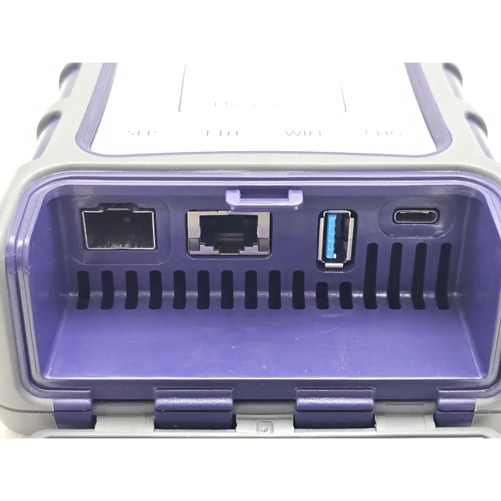 Viavi NSC-100 active software licence screen showing OneCheck WiFi and Fusion Client options