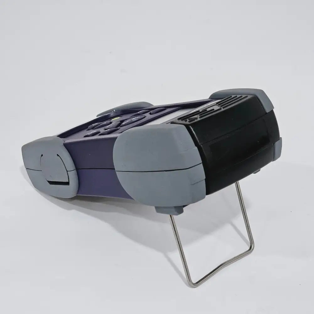 JDSU OCC-56L rear top view showing optical inlet housing, ventilation slots and grey protective bumpers