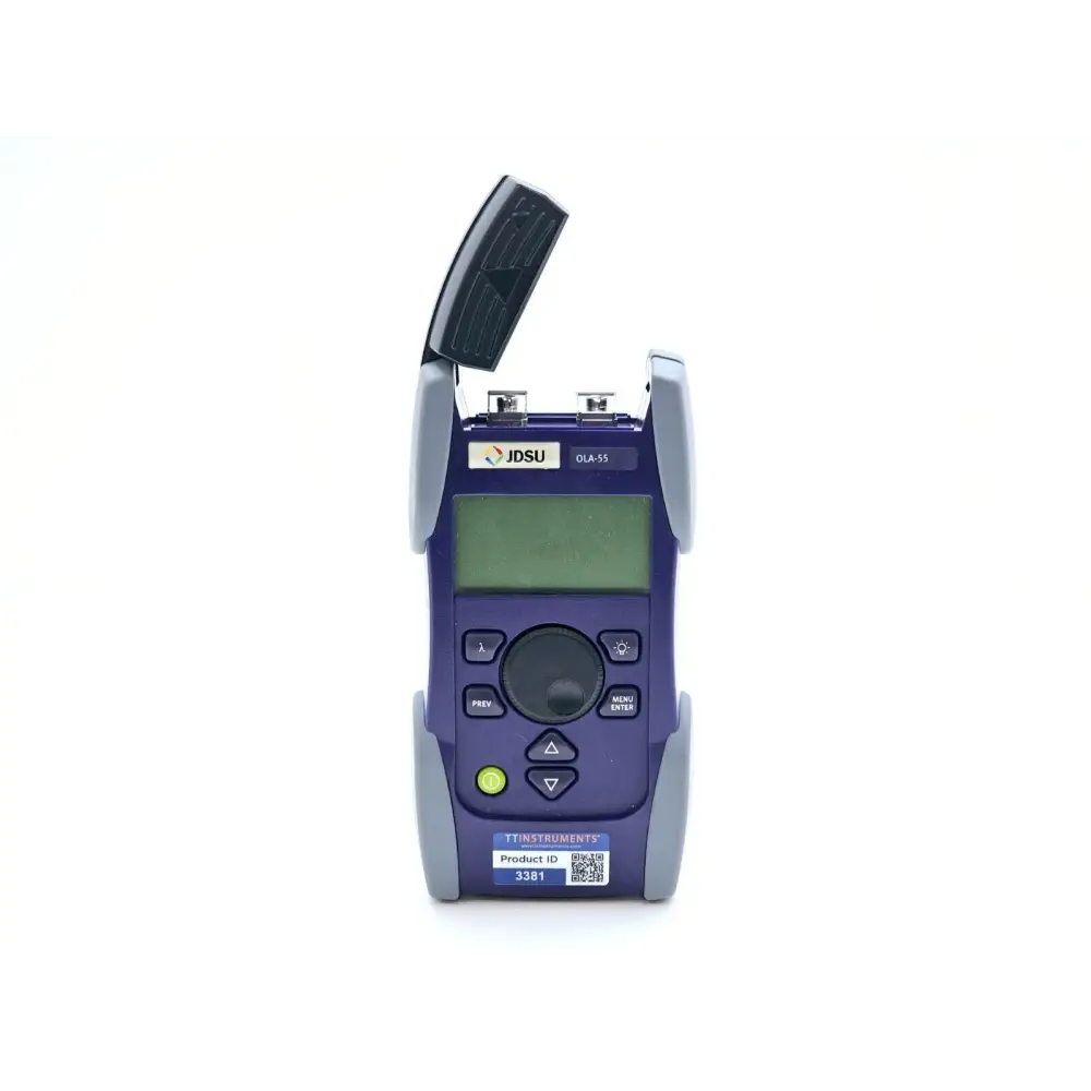 Viavi JDSU OLA-55 optical attenuator SMARTWheel and control panel detail