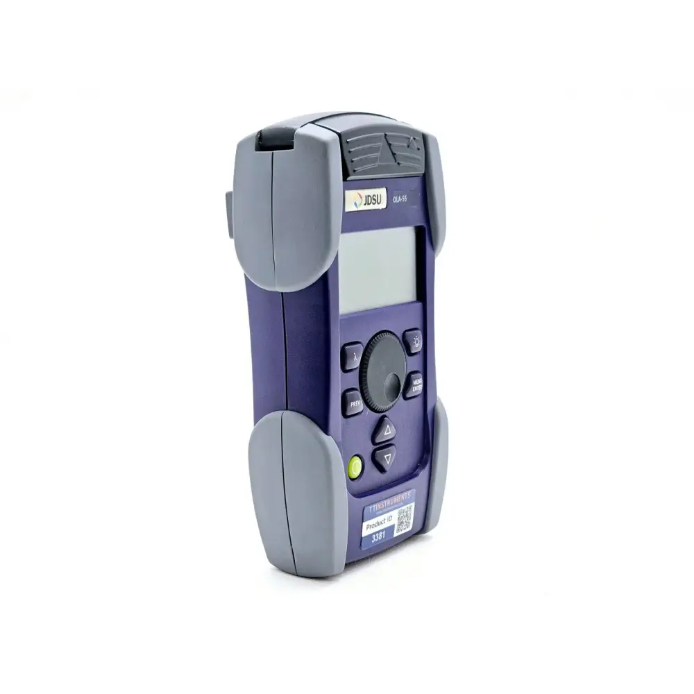Viavi JDSU OLA-55 attenuator rear panel with USB port and battery compartment