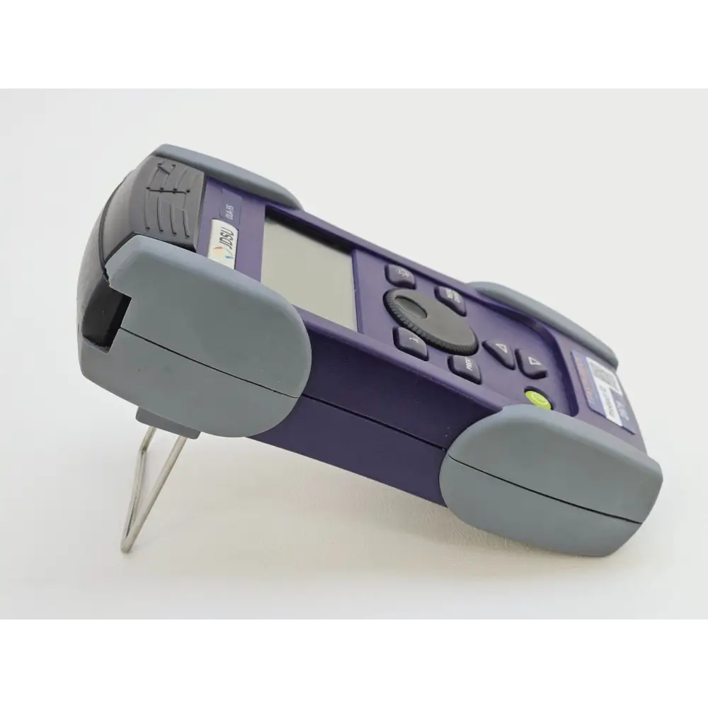 Viavi JDSU OLA-55 fibre attenuator rear panel with USB port and battery compartment