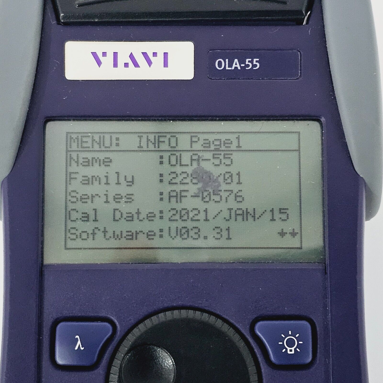 Viavi JDSU OLA-55 Optical Level Attenuator 1260-1650 nm SM 2280/01 9/125