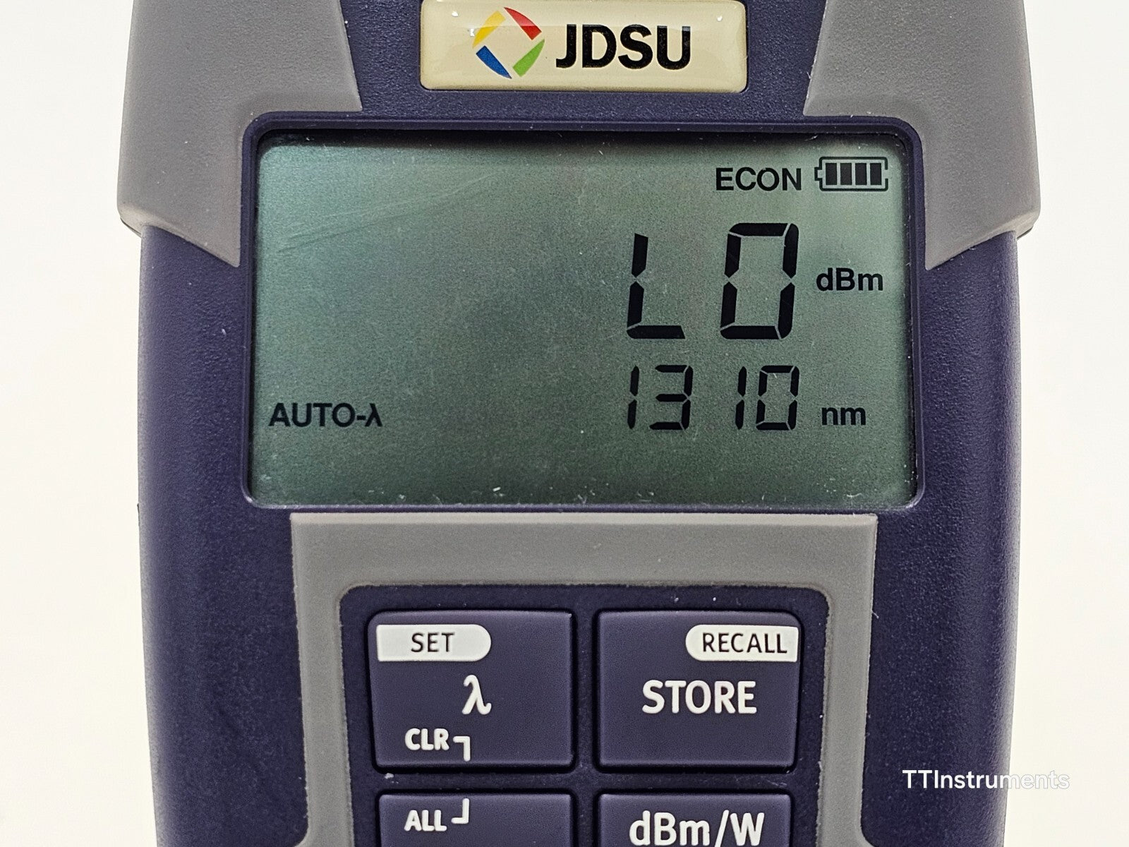 Viavi JDSU OLP-35 Optical Power Meter 2302/12 780 to 1650 nm InGaAs 2.5mm Connec