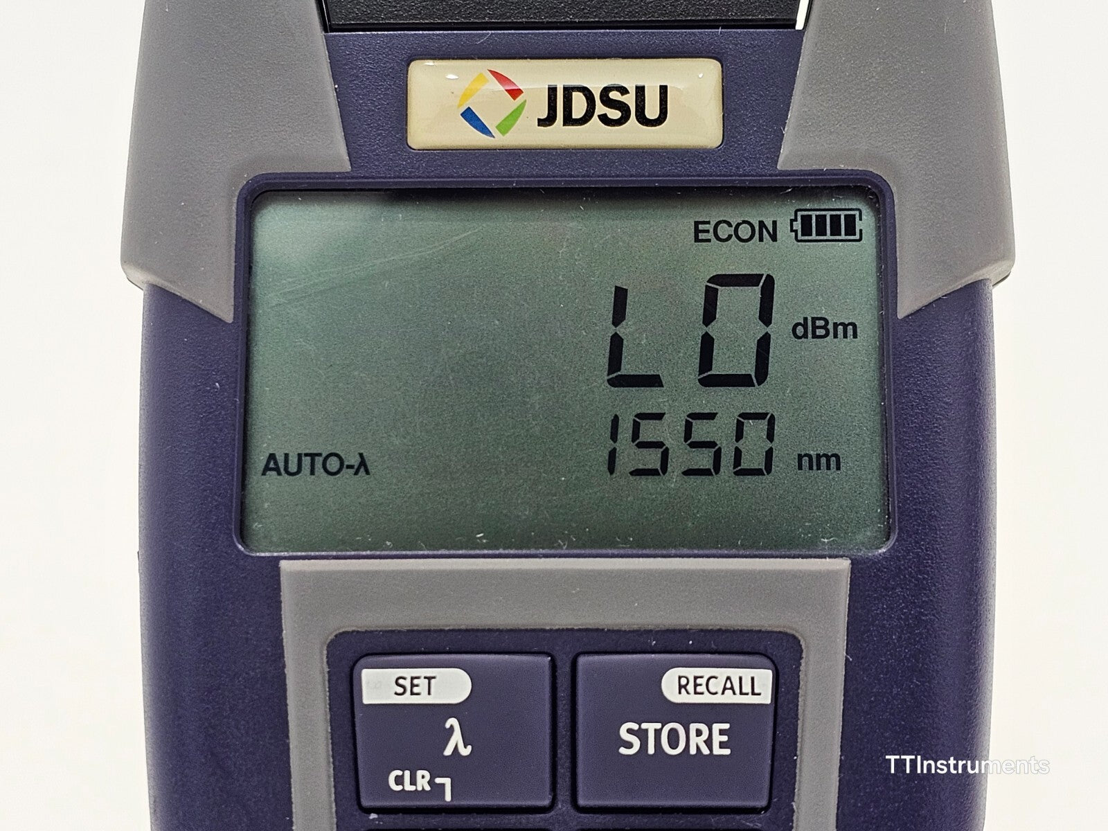 Viavi JDSU OLP-35 Optical Power Meter 2302/12 780 to 1650 nm InGaAs 2.5mm Connec