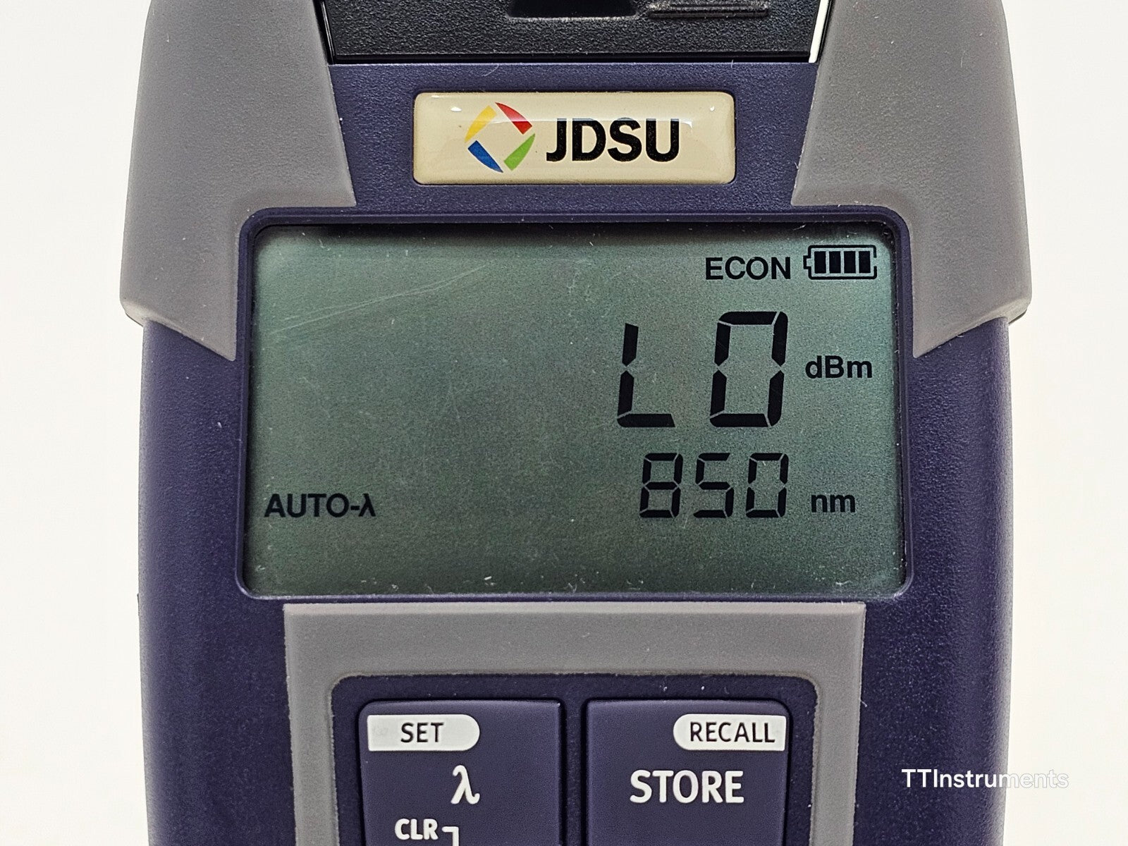 Viavi JDSU OLP-35 Optical Power Meter 2302/12 780 to 1650 nm InGaAs 2.5mm Connec