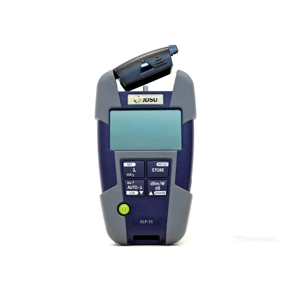 Viavi JDSU OLP-35 optical power meter rear panel with USB port