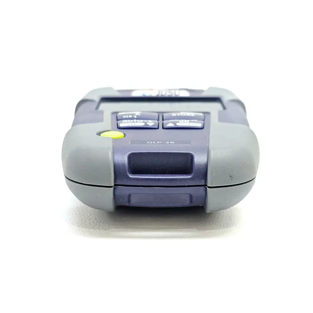 Viavi OLP-38 SmartPocket meter close-up of serial number and model label