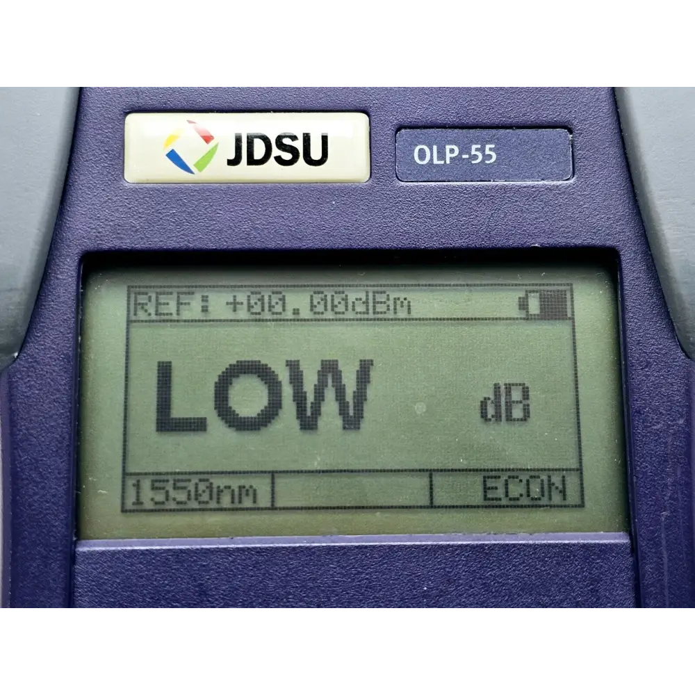 Viavi JDSU OLP-55 showing 2277/03 variant identification on housing label