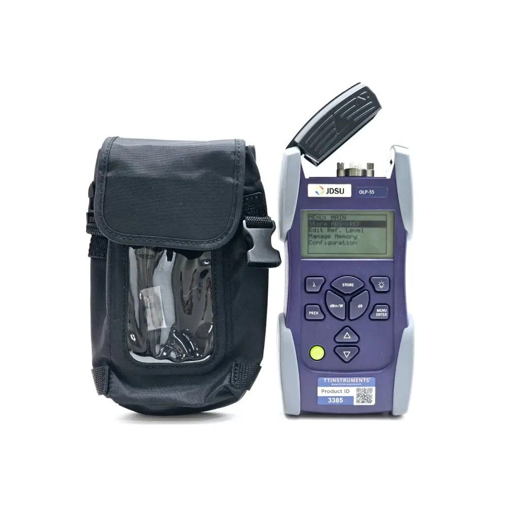 Viavi JDSU OLP-55 2277/03 optical power meter front view showing display and keypad