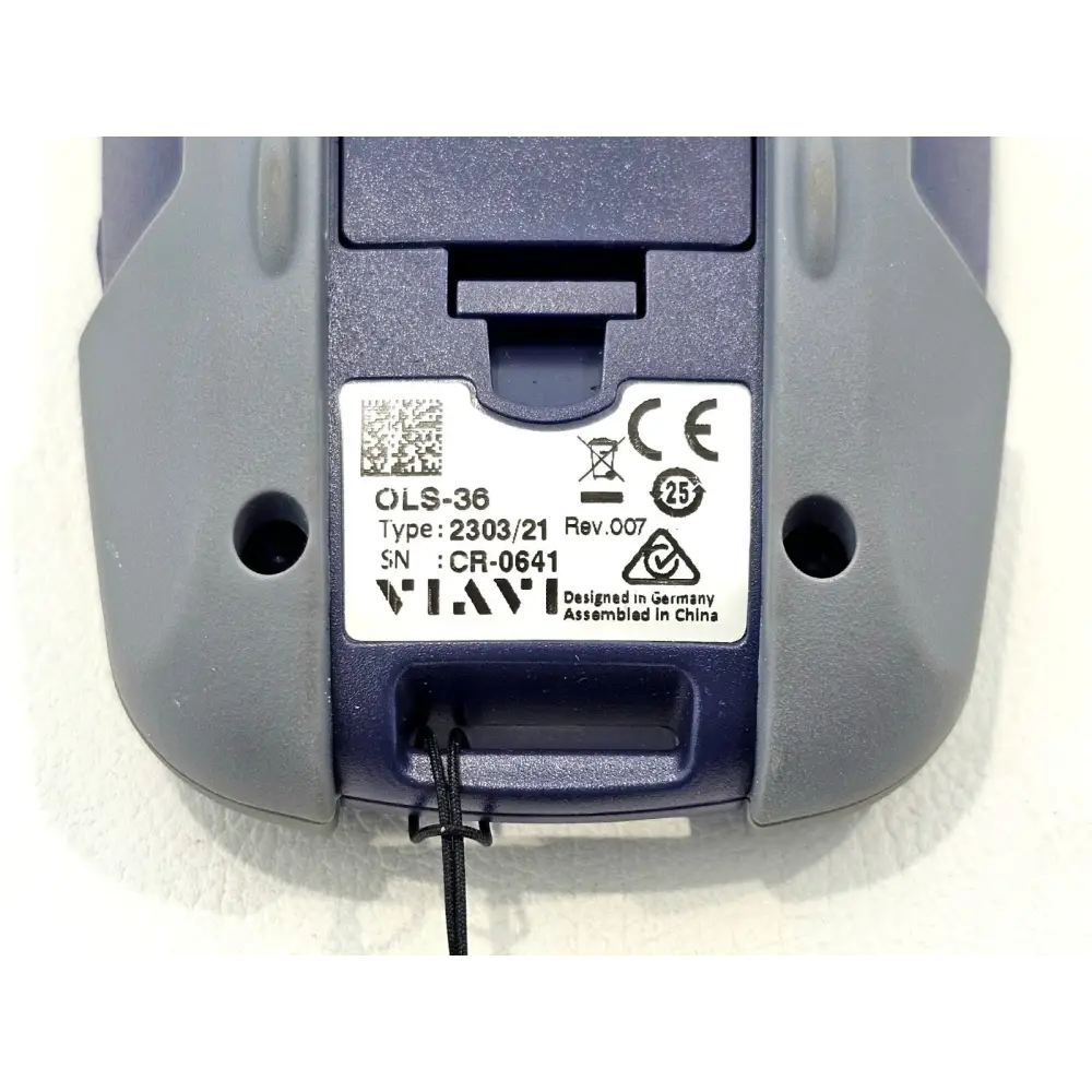 Viavi P5000i fiberscope showing connector end-face inspection on screen
