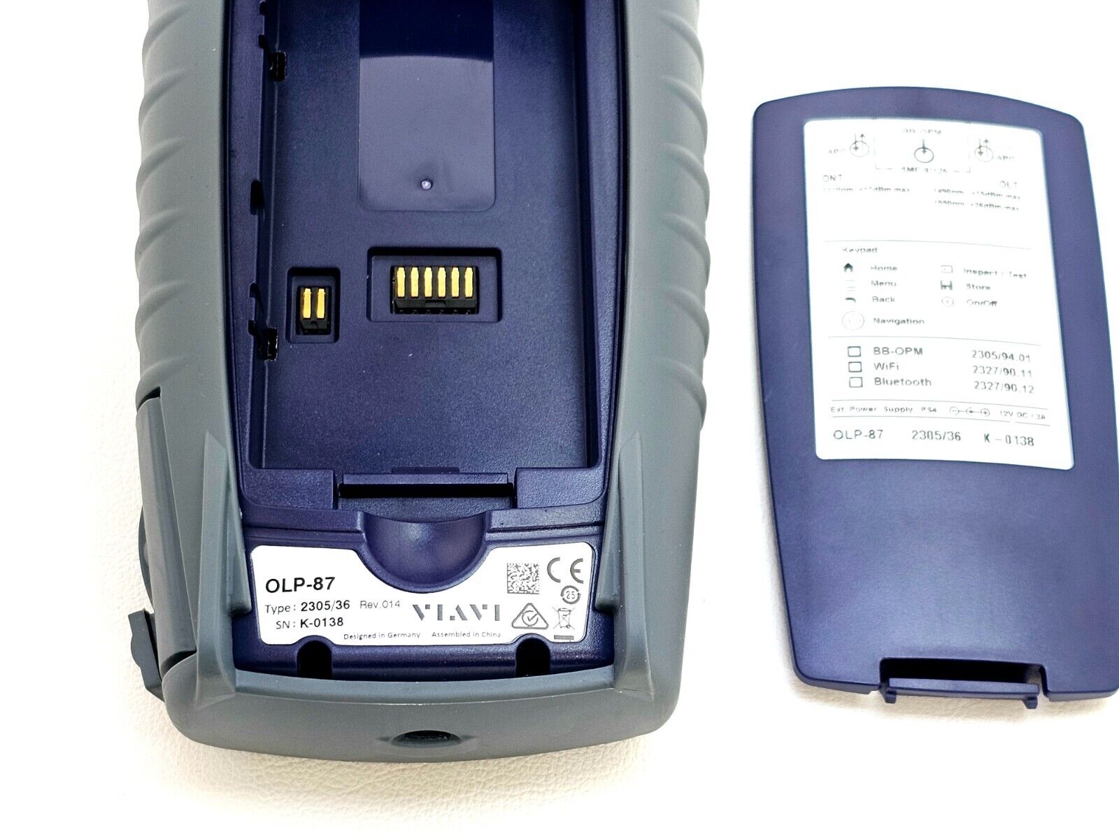 Viavi JDSU OLP-87 2305/36 PON Selective Power Meter 1310/1490/1550 APC-SC