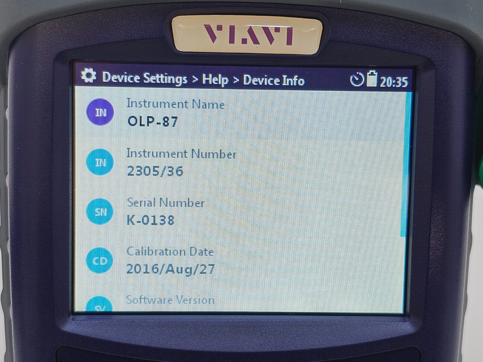 Viavi JDSU OLP-87 2305/36 PON Selective Power Meter 1310/1490/1550 APC-SC