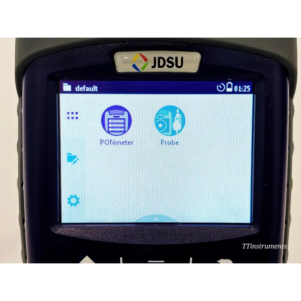 Viavi JDSU OLP-87 rear panel and label detail