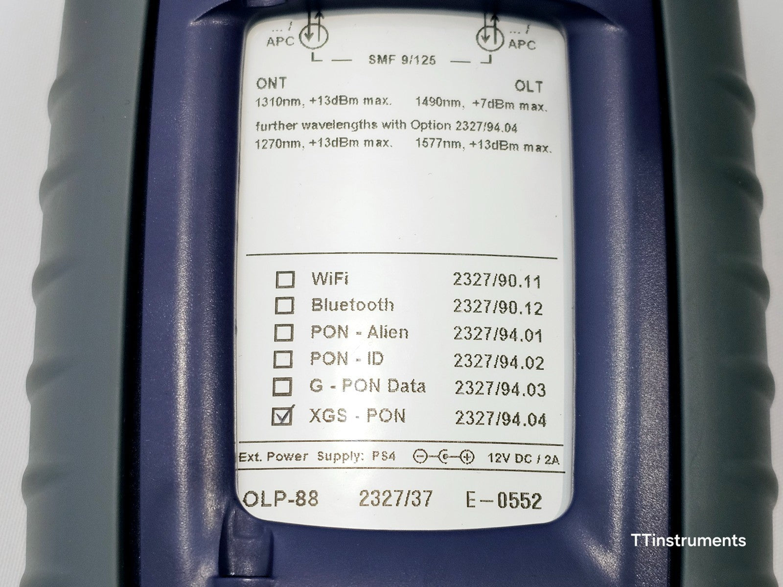 Viavi JDSU OLP-88 True PON Tester 2327/37 1490/1577 Down 1270/1310 Up Stream APC