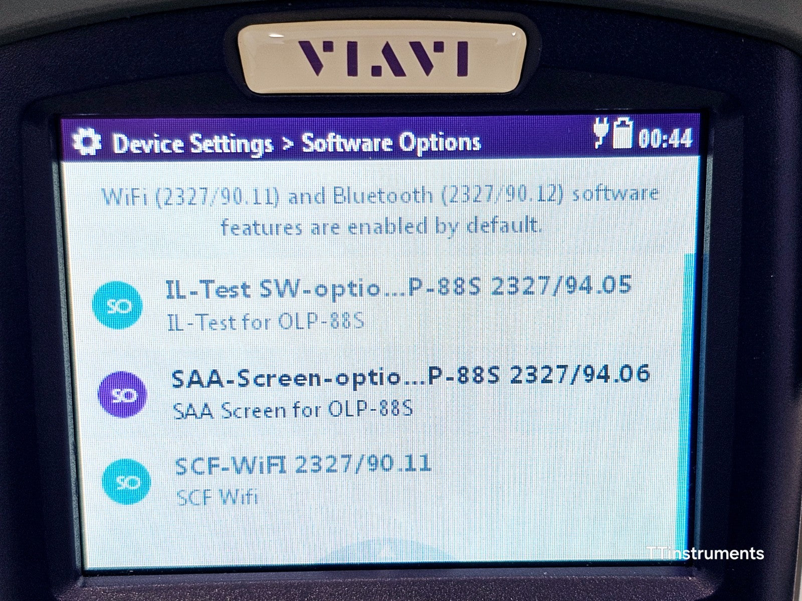 Viavi JDSU OLP-88S True PON Tester Single Port 2327/11 with Options 1490 nm OLT