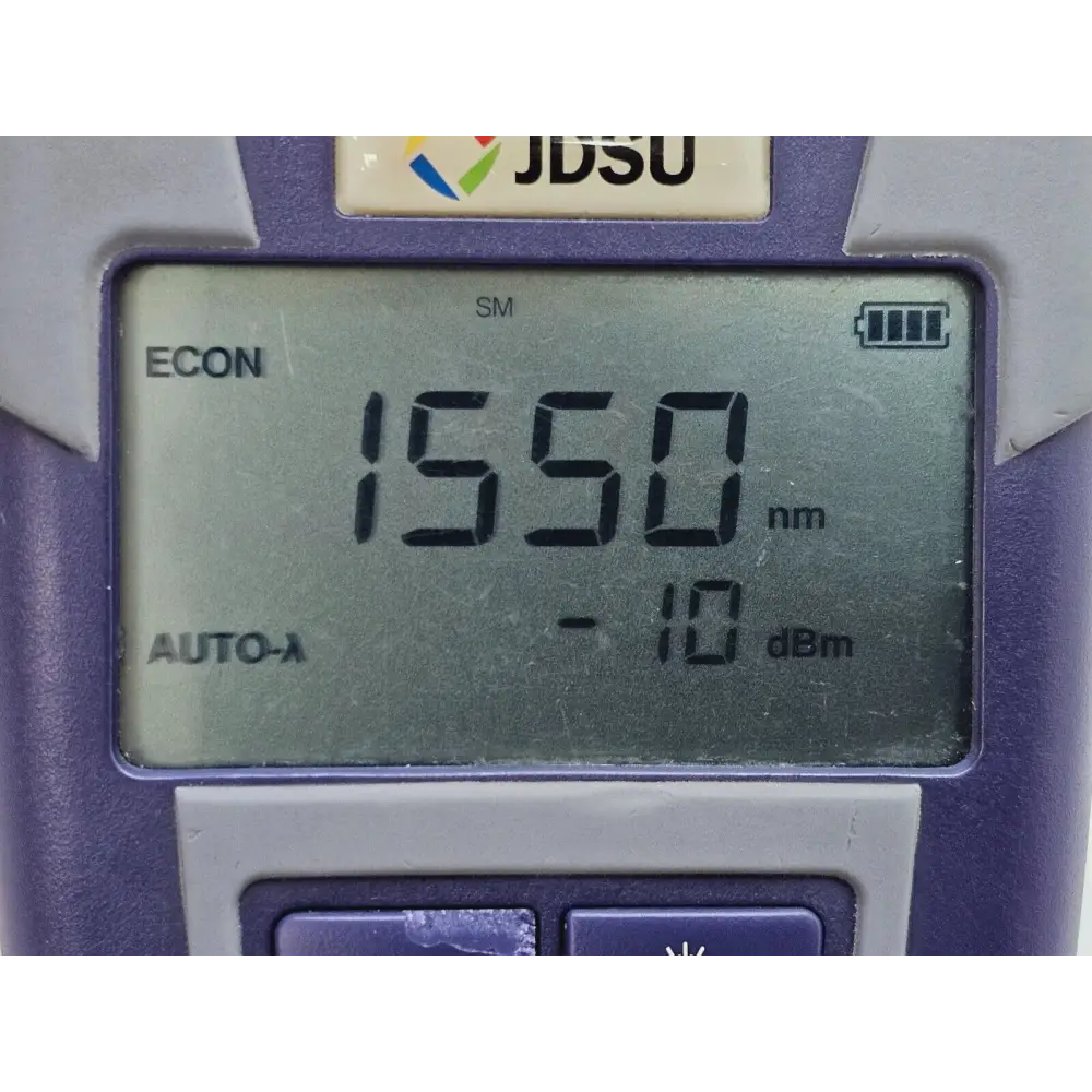 Viavi JDSU OLS-35 1310 1550 nm singlemode optical laser source overall condition view