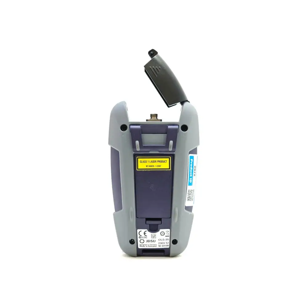 Viavi JDSU OLS-35 rear panel and label showing model number and specifications
