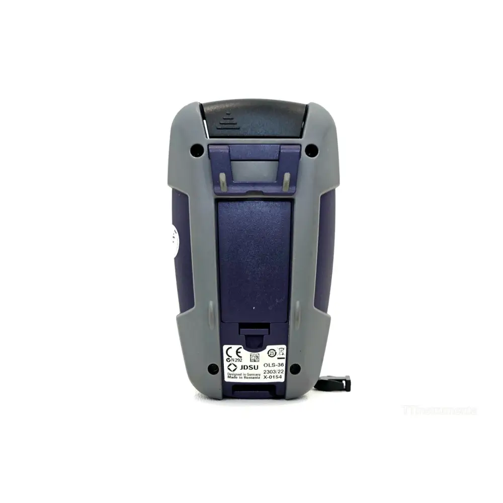 OLS-36 optical laser source side profile showing battery compartment and housing
