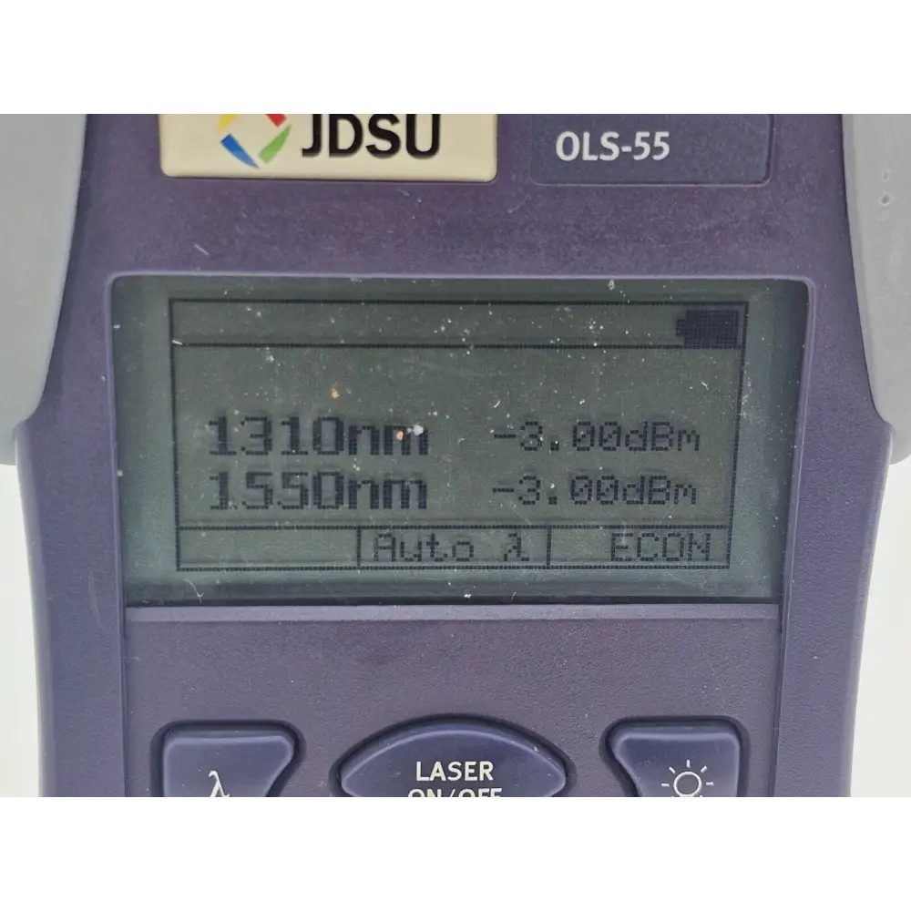 Viavi JDSU OLS-55 SmartClass Optical Laser Source 1310/1550 nm 2279/01 SC