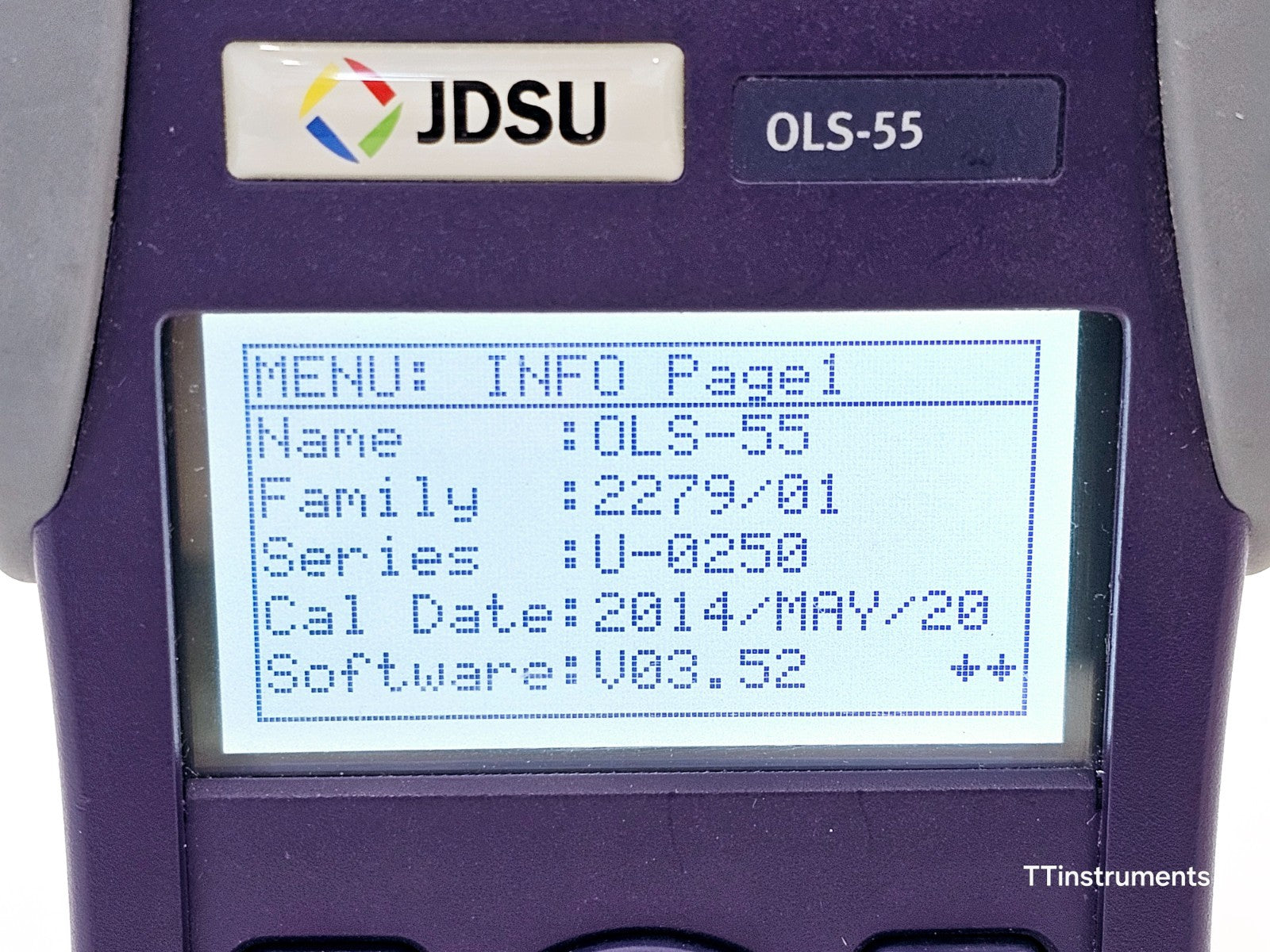 Viavi JDSU OLS-55 SmartClass Optical Laser Source 1310/1550 nm 2279/01 SC