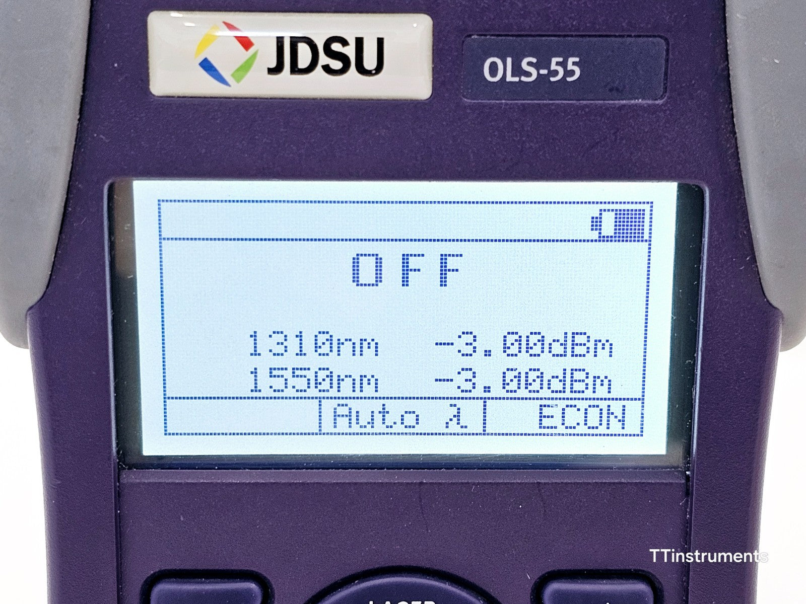 Viavi JDSU OLS-55 SmartClass Optical Laser Source 1310/1550 nm 2279/01 SC