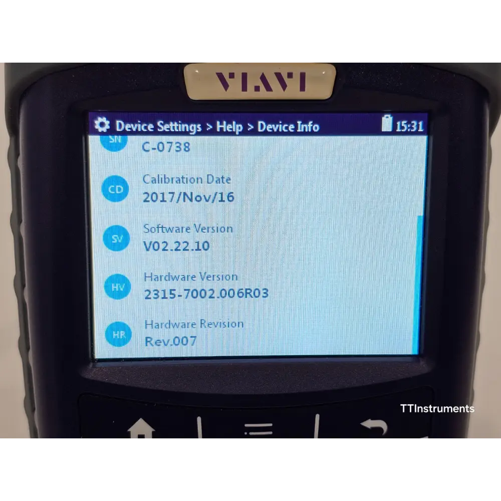 MP60 power meter top view showing keypad and measurement display