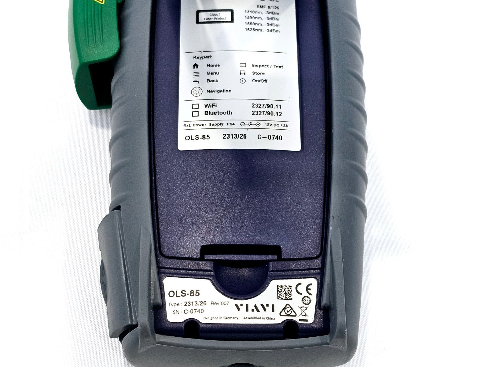 Viavi JDSU OLS-85 Optical Laser Source 2313/26 SC-APC SM 1310/1490/1550/1625nm