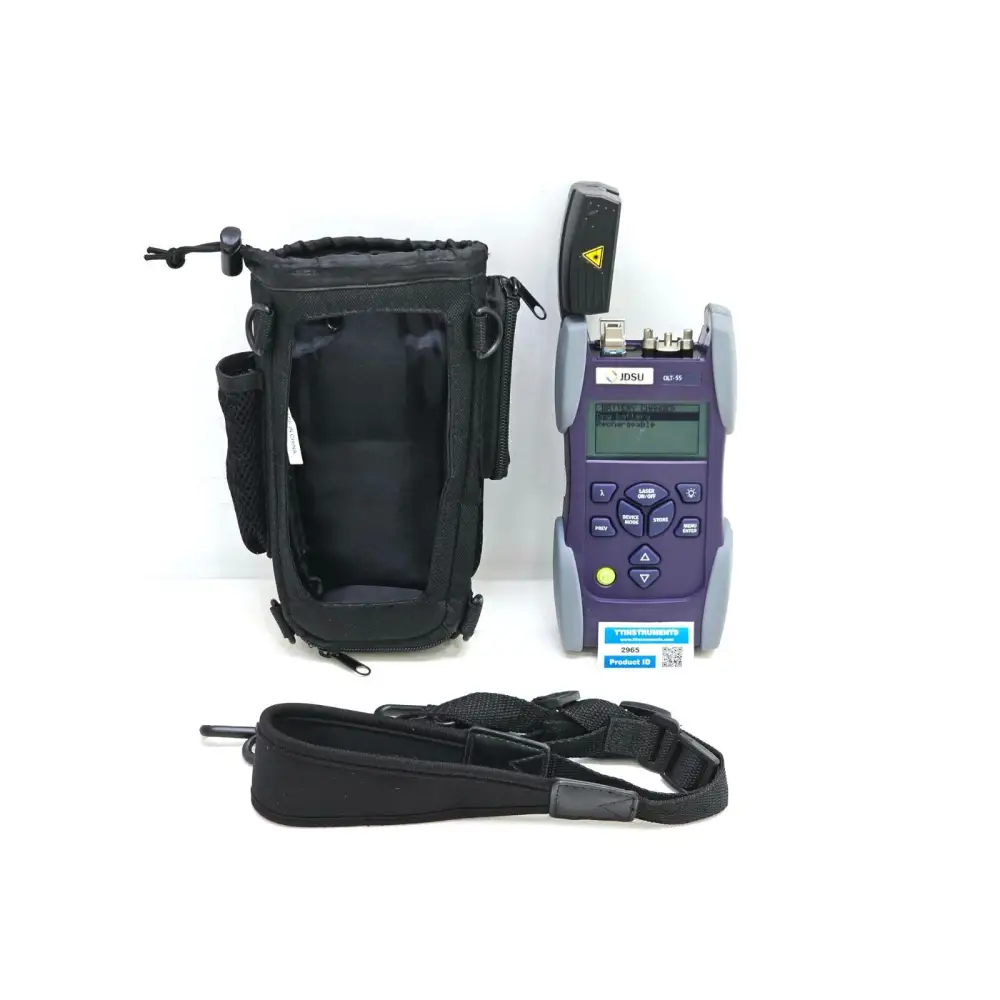 Viavi JDSU OLT-55 SmartClass Optical Loss Test Set 2286/02 front view with SC connector
