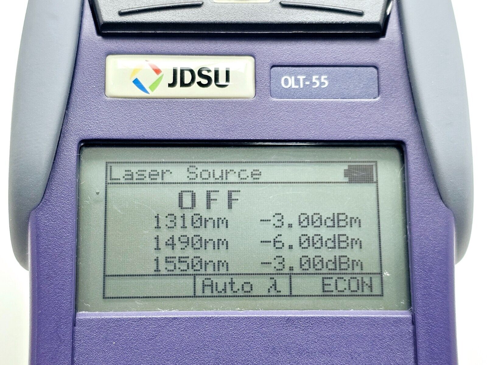 Viavi JDSU OLT-55 SmartClass Optical Loss Test Set 1310/1490/1550 nm 2286/02