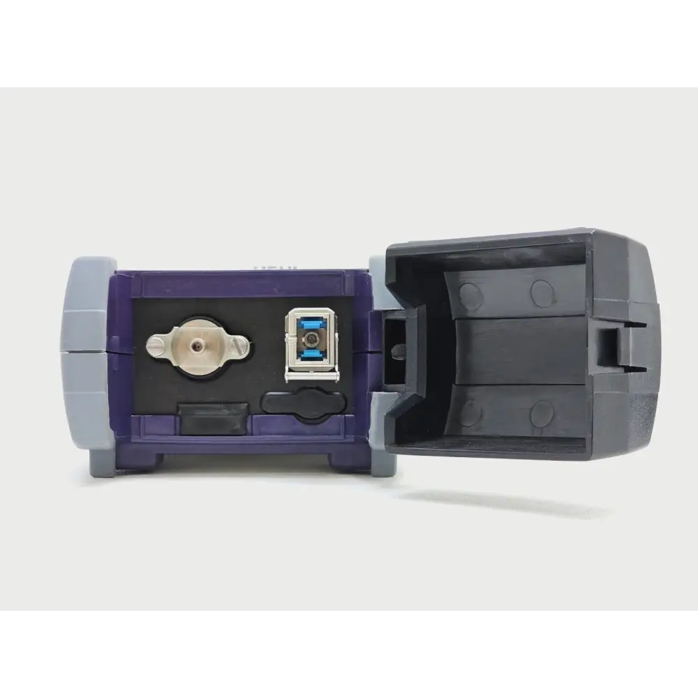OLT-55 optical loss test set angled view showing overall instrument condition