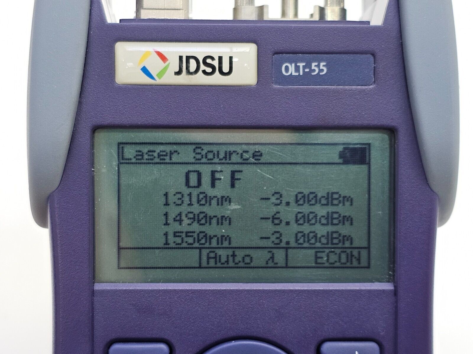 Viavi JDSU OLT-55 SmartClass Optical Loss Test Set 1310 1490/1550 nm 2286/02 SC