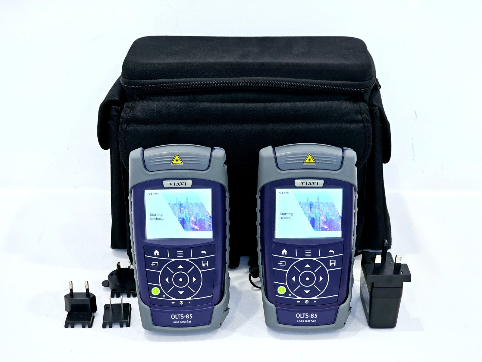 Viavi JDSU OLTS-85 Fiber Optic Loss Test Set 2325/14 MM Multi-mode Tier 1