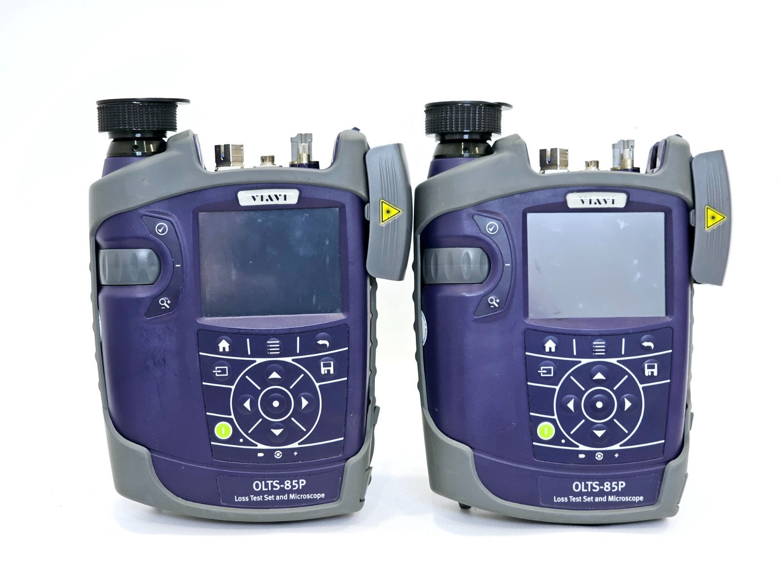 Viavi JDSU OLTS-85P Fiber Optic Loss Test Set & Microscope 2326/15 SM MM QUAD