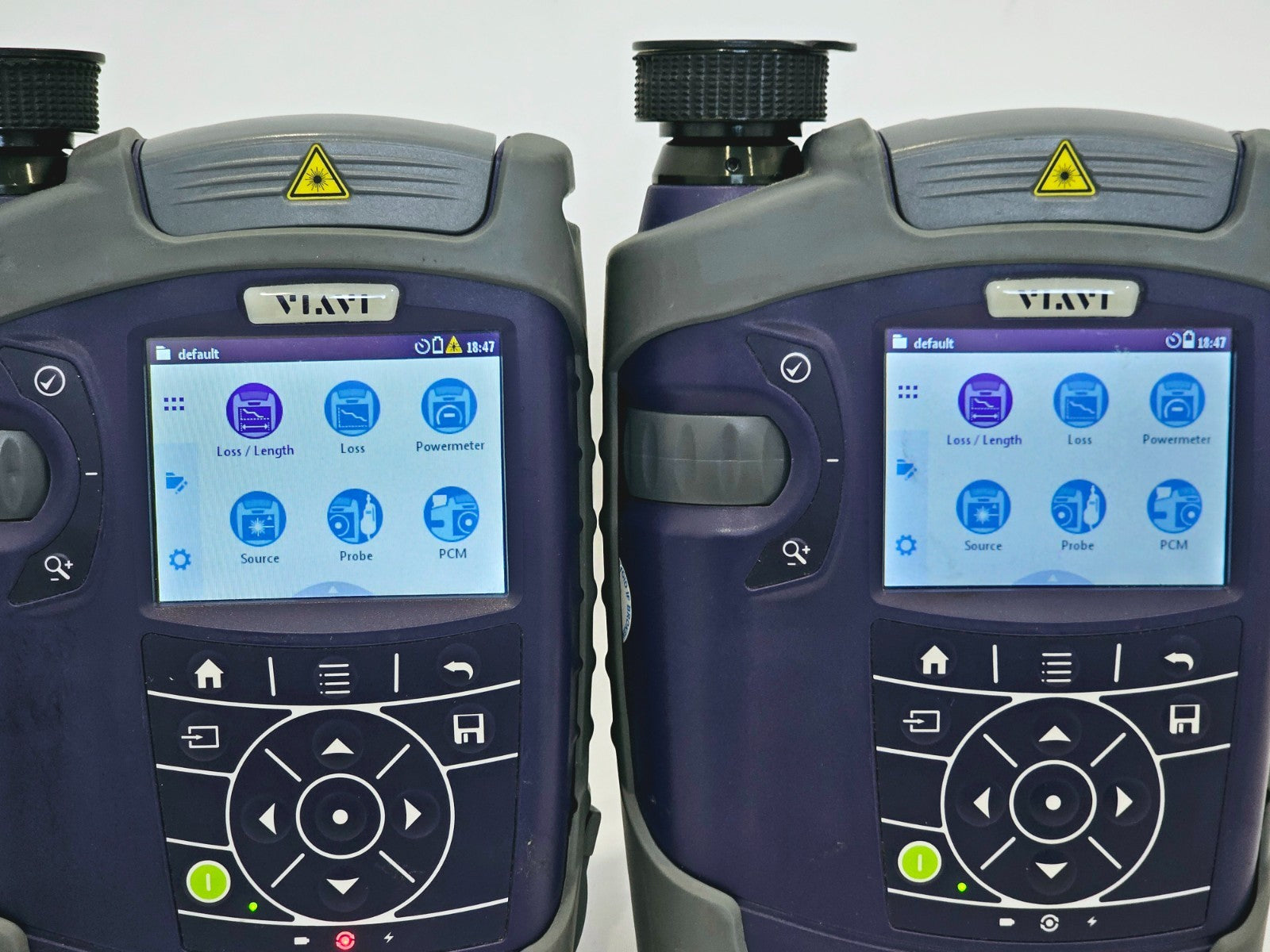 Viavi JDSU OLTS-85P Fiber Optic Loss Test Set & Microscope 2326/15 SM MM QUAD