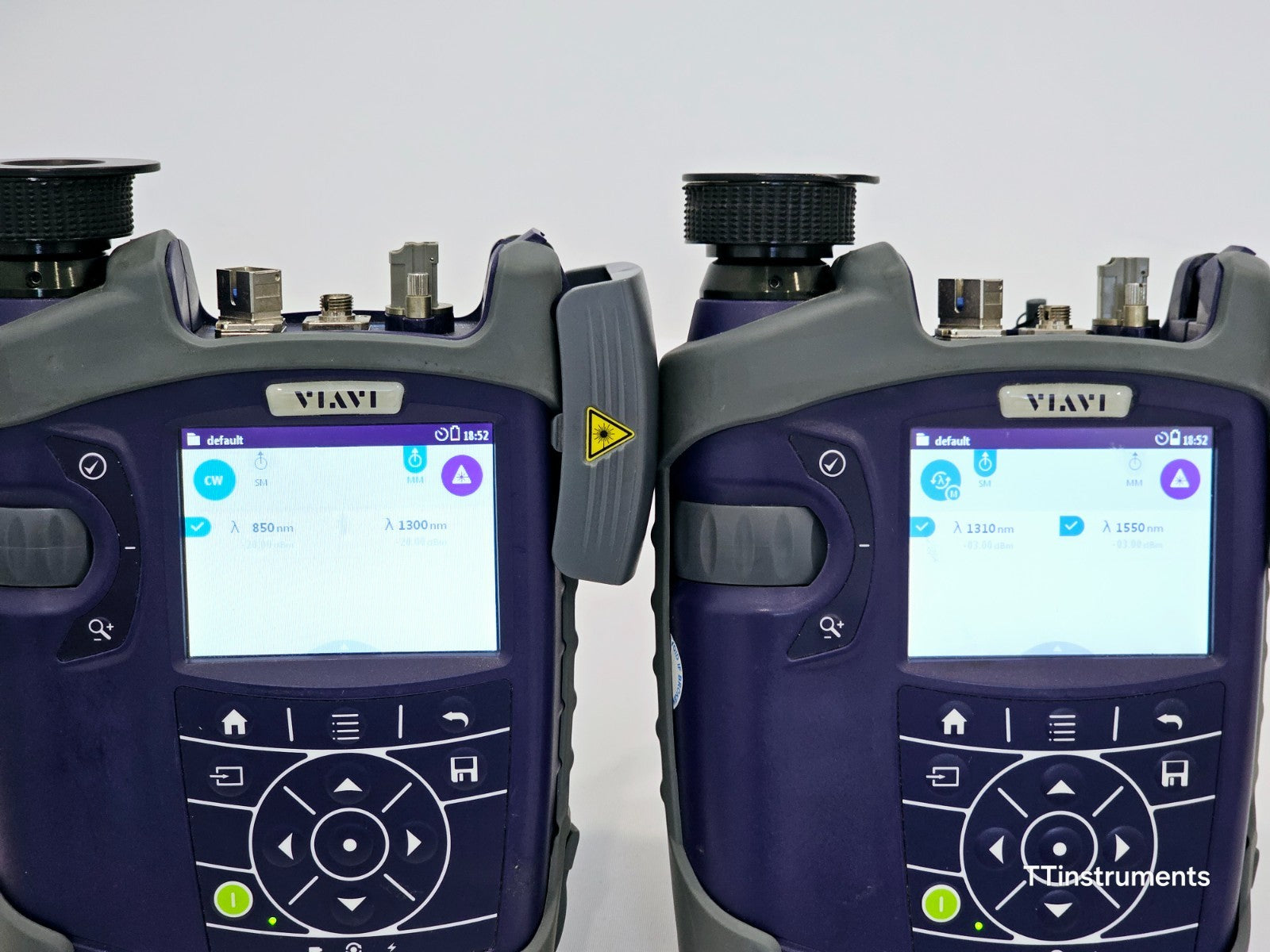 Viavi JDSU OLTS-85P Fiber Optic Loss Test Set & Microscope 2326/15 SM MM QUAD