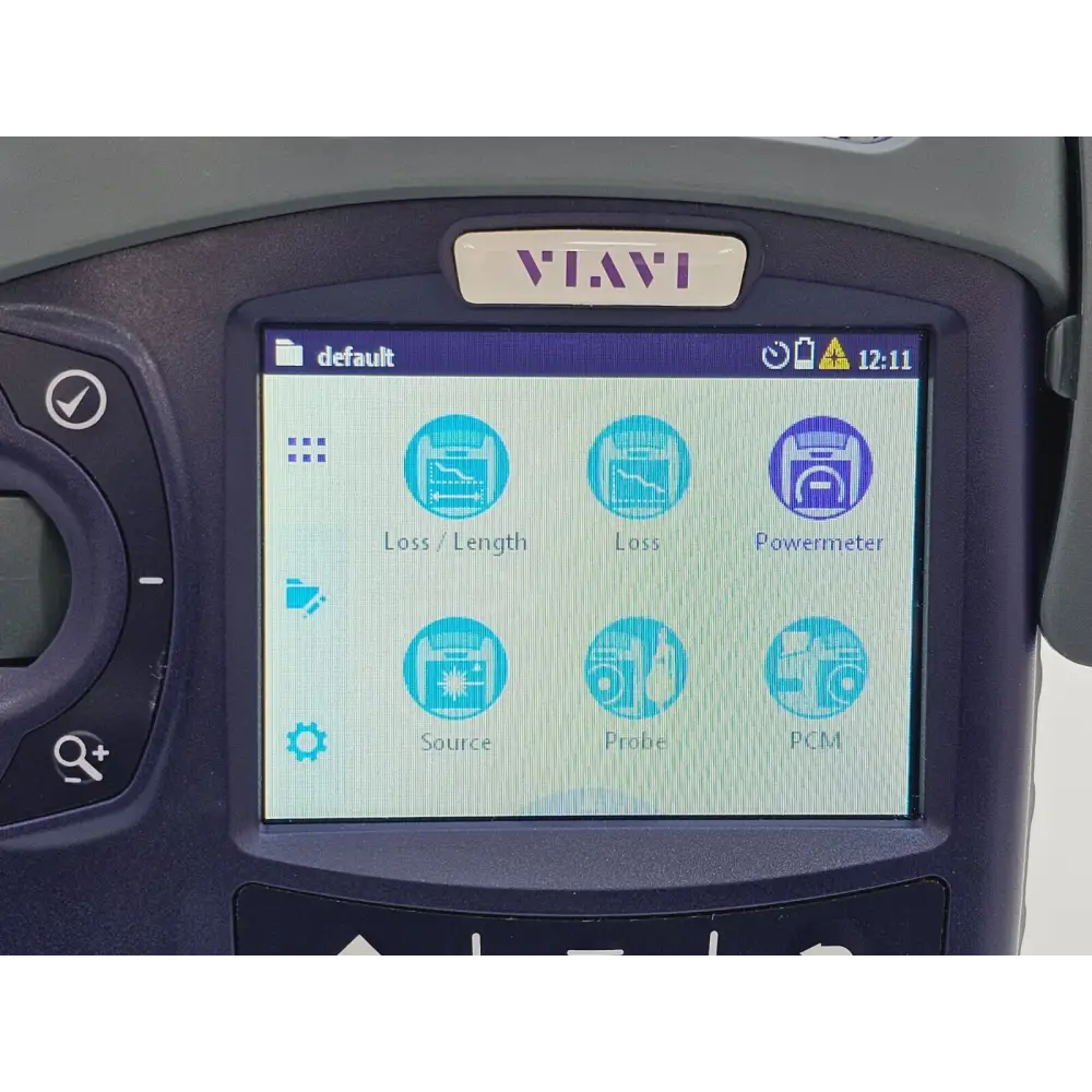 OLTS-85P SmartClass Fiber unit displaying optical loss measurement screen
