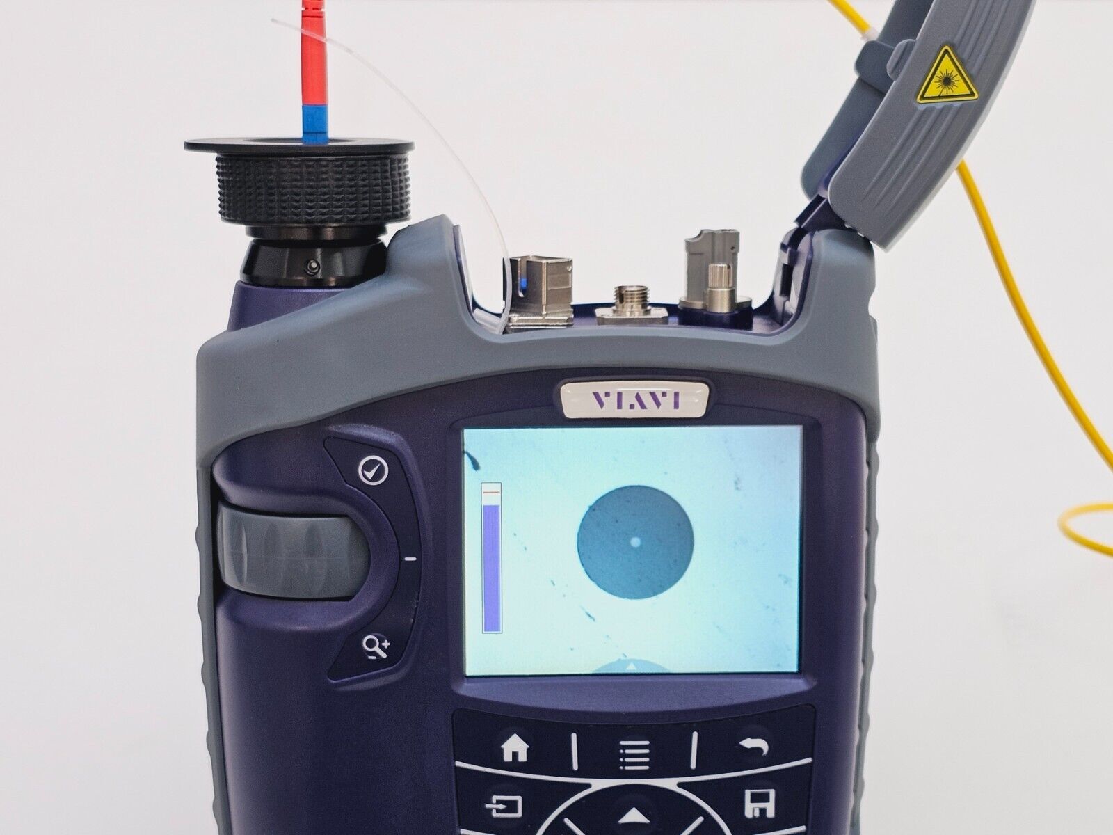 Viavi JDSU OLTS-85P QUAD Loss Tester with Patch Cord Microscope 2326/15 SM MM PC