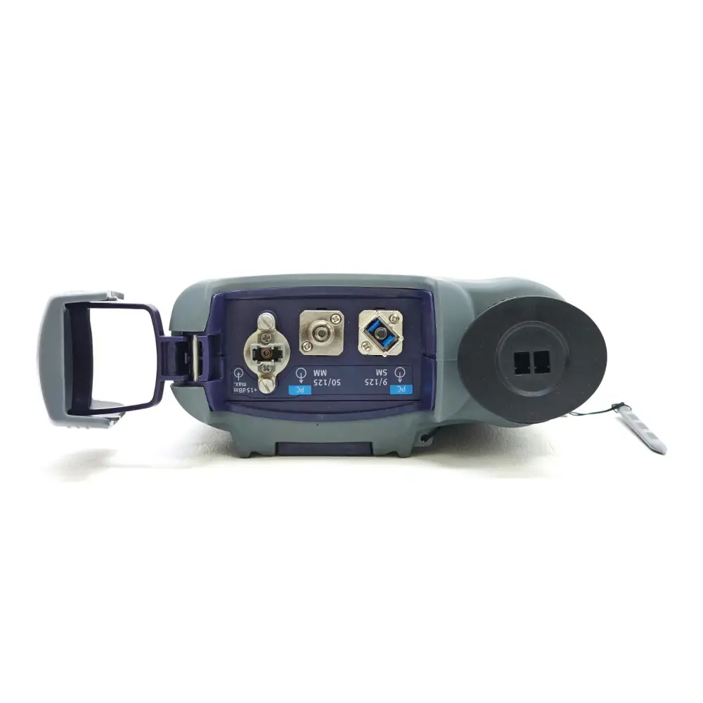 OLTS-85P patch cord microscope port detail close-up
