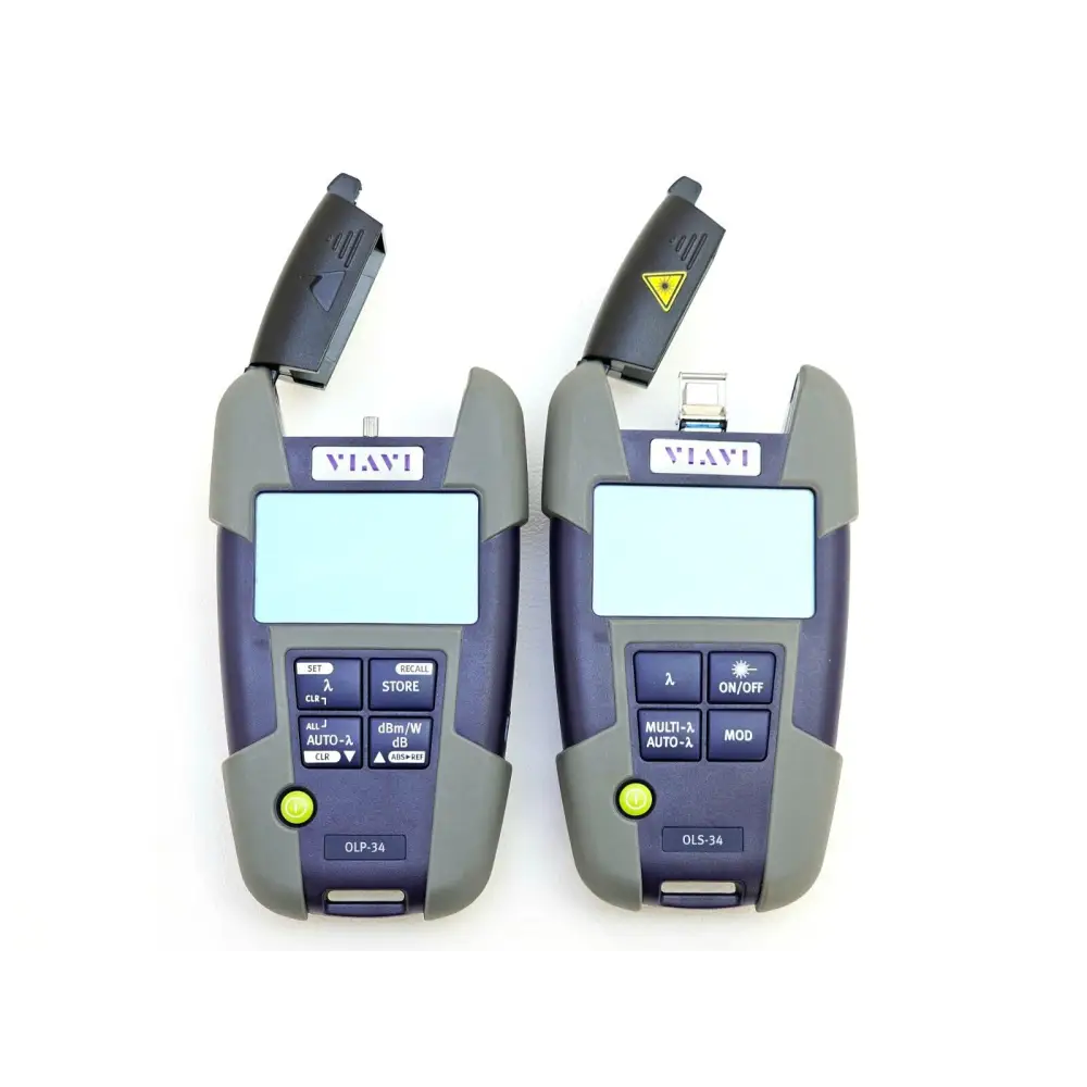 Viavi OLP-34 optical power meter with 2.5mm universal adapter connector detail